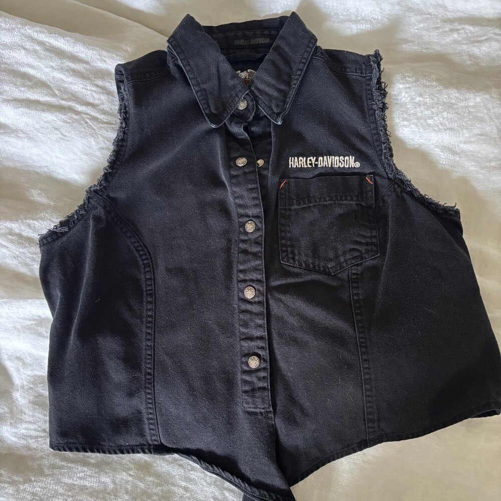 Harley Davidson Denim Vest